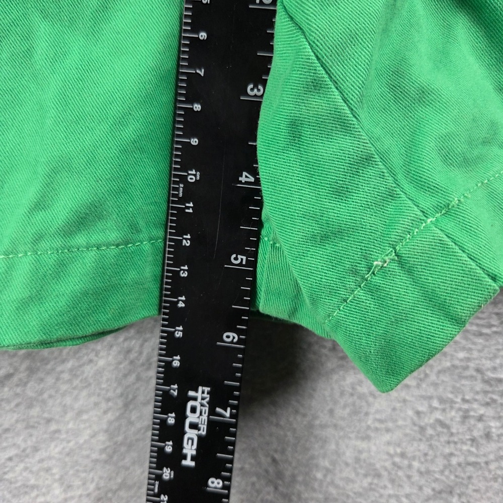 Ralph Lauren Sport Chino Shorts Womens 14 Green Cotton Pony Logo Preppy Casual - Picture 4 of 7